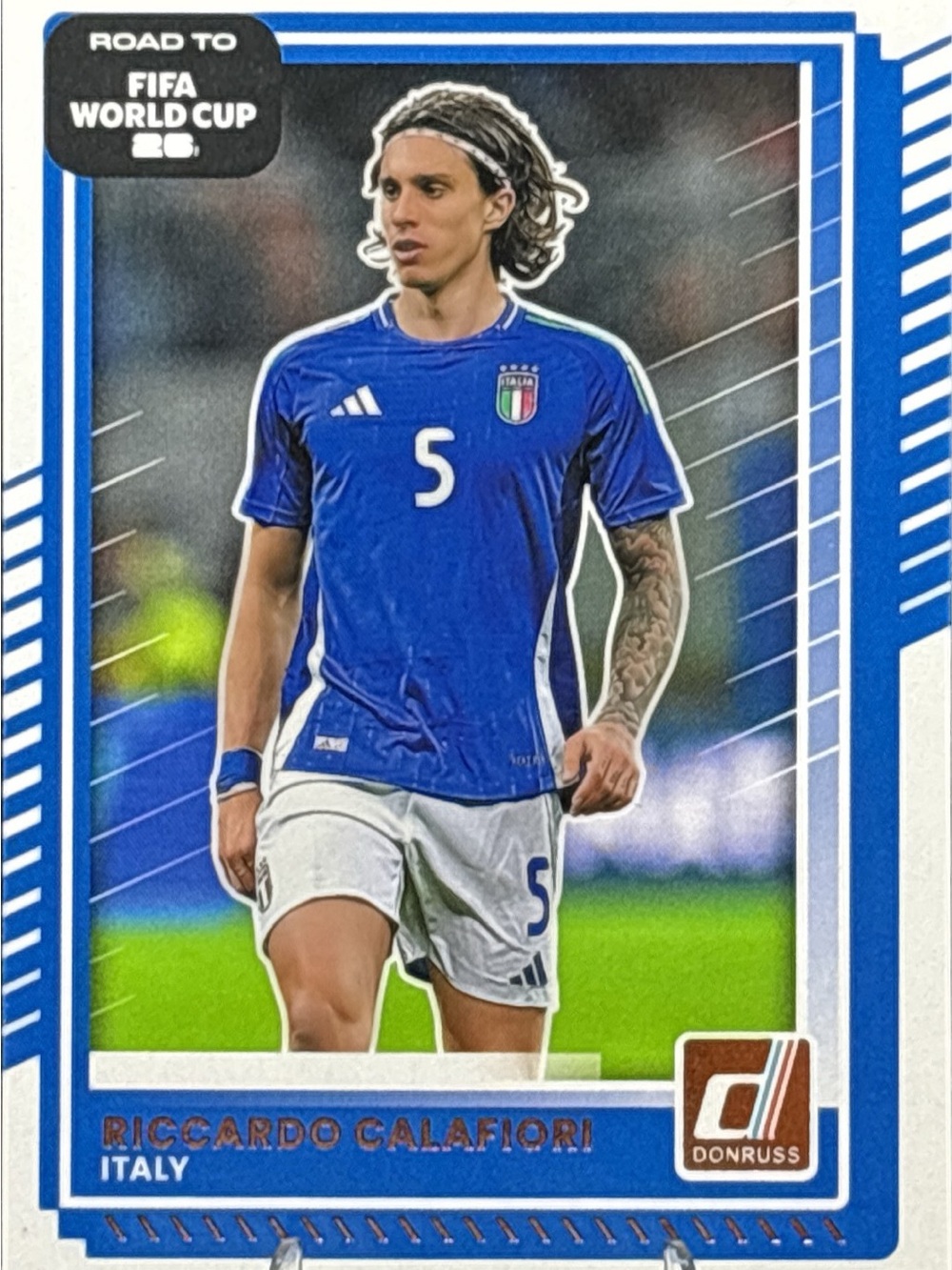 Panini Riccardo Calafiori Road to FIFA World Cup Trading Card